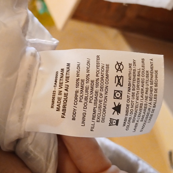 Insulated,Nike Stussy, Women's Blue and White Puffer Pull Over Jacket Sz.L - Picture 7 of 15